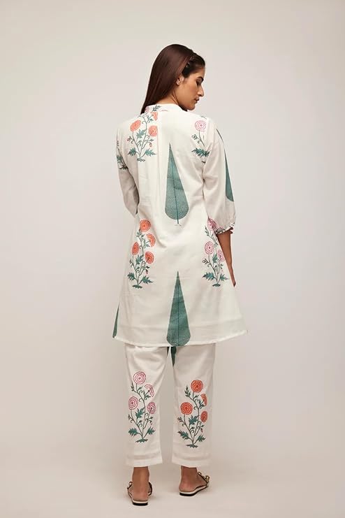 Leriya Fashion White Kurti Set for Women - Image 6