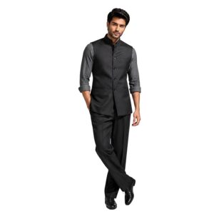 Men Black Nehru Jacket
