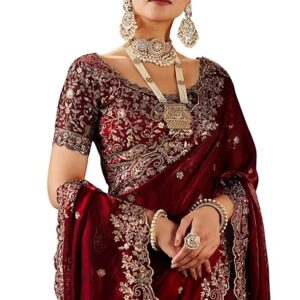 DHARMEE Women's Silk Saree