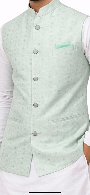 Traditional Men's Nehru Jacket - Image 2