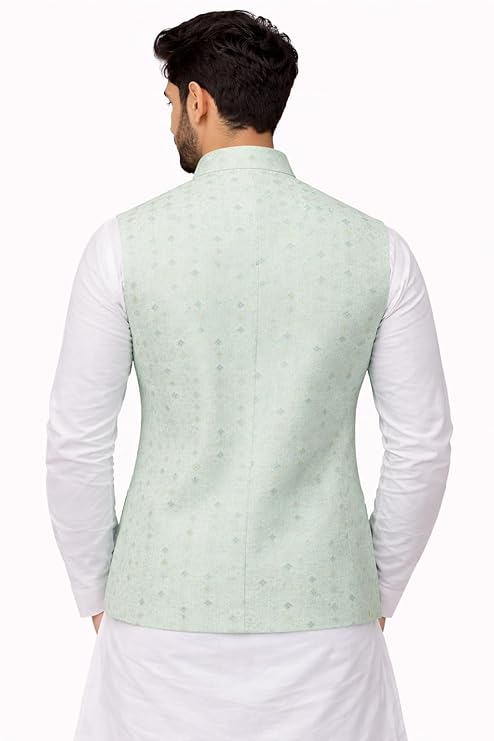 Traditional Men's Nehru Jacket - Image 5