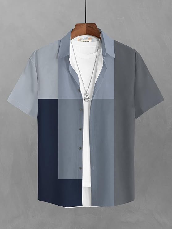 BULLMER Printed Casual Shirt for Men